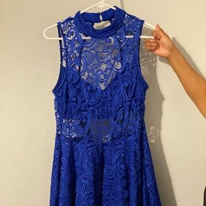 Blue dress